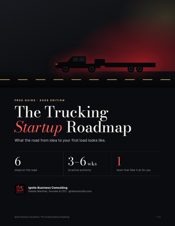 Cover of The Trucking Startup Roadmap